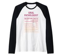 Datos del patólogo oral Camiseta Manga Raglan