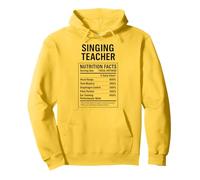 Datos del profesor de canto Sudadera con Capucha