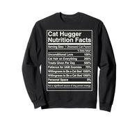 Datos nutricionales de Cat Hugger Funny Feline Lover Owner Sudadera