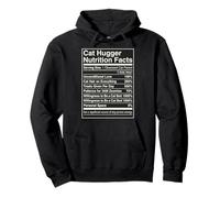 Datos nutricionales de Cat Hugger Funny Feline Lover Owner Sudadera con Capucha