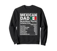 Datos nutricionales de papá Mexicano El Jefe Día del Padre Humor México Sudadera