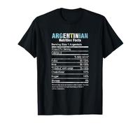 Datos nutricionales divertidos argentinos Argentina Argentina Pueblo argentino Camiseta
