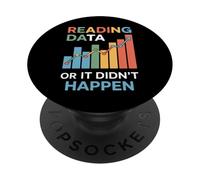 Datos o no sucedió Dicho Divertido de analítica PopSockets PopGrip Adhesivo