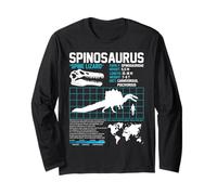 Datos paleontológicos del Spinosaurus: fósiles prehistóricos de dinosaurios Manga Larga
