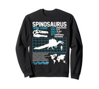 Datos paleontológicos del Spinosaurus: fósiles prehistóricos de dinosaurios Sudadera