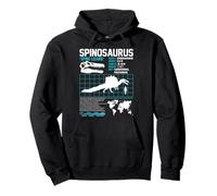 Datos paleontológicos del Spinosaurus: fósiles prehistóricos de dinosaurios Sudadera con Capucha