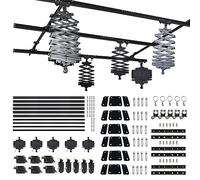 DATOUBOSS 4.0Mx4.0M Studio Photography Pantograph Ceiling Track System 43-200CM Drop Pantograph Pock Rail Track Kit 4.0M Ceiling Stand System for Photo Video Studio Shooting (4.0Mx4.0M-A)