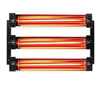 DATOUBOSS Lampara infrarrojos pintura, Lámpara de Pintura Infrarroja de 3000 W, Spray/Cabina de Horneado Lámpara Calentador de Curado de pintura infrarro adecuado para pintar automóviles (KF-3000W)