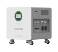 DATOUBOSS Sistema de almacenamiento de batería LiFePO4 de 16,07 kWh, batería de 48 V 314 Ah con inversor híbrido de 6000 W, entrada PV de 9000 W, soporta la supervisión de aplicaciones, todo en uno