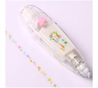 DATOUJL 12pcs Infinite Decorative Pens,DIY Cute Animals Press Type Decorative Pen,Infinite Decorative Pens for Kids,DIY Lace Decoration Decorative Correction Tapes (15,6pcs)
