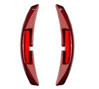 DATOUJLS para P&orsche 911 para Macan para Panamera 2021 para Cayenne 992 2 Levas De Cambio para Volante De Coche Extensión Palanca Cambios(Rojo)