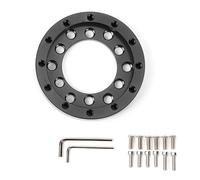 DATOUJLS Placa Adaptadora para Volante para Logitech G27 G25 De 70 Mm con 24 Orificios PCD Extensión Palanca Cambios(Negro)