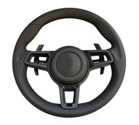 DATOUJLS Volante Cuero Completo para P&orsche para Cayenne para Boxster para Panamera para Cayman 911 991 970 997 718 Extensión Palanca Cambios(D)