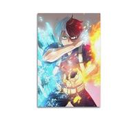 DATOZA My Hero Academia Shoto Todoroki - Póster decorativo de pared en lienzo e impresión artística moderna para dormitorio familiar, 40 x 60 cm