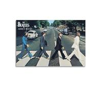 DATOZA Póster artístico de The Beatles Abbey Road - Lienzo decorativo para pared, póster de pared e imagen artística moderna para decoración de dormitorio familiar, 40 x 60 cm