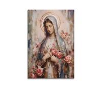 DATOZA Póster de Santa María Madre de Dios pintura decorativa lienzo carteles de pared e imagen artística impresión moderna familia dormitorio decoración carteles 20 x 30 pulgadas (50 x 75 cm)