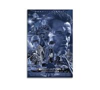 DATOZA Terminator 2 - Póster de película vintage del Día del Juicio Final, pintura decorativa, lienzo, póster de pared e imagen artística moderna para decoración de dormitorio familiar, pósteres de 20