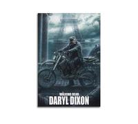 DATOZA Walking Dead Daryl Dixon in The Rain Póster de pintura decorativa lienzo póster de pared e imagen artística impresión moderna familia dormitorio decoración carteles 24 x 36 pulgadas (60 x 90