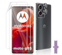 Datree 2 Piezas Protector de Pantalla para Motorola Moto G85 5G, Alta Definición, Anti-Arañazos, Protector de Lente de Cámara, TPU