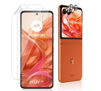 Datree 2 Piezas Protector de Pantalla para Motorola Moto Razr 50, 2 Piezas Protector de Lente de Cámara,Alta Definicion,Anti-Arañazos Screen Protector,Protector hidrogel TPU
