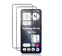 Datree 2 Piezas Protector de Pantalla para Nothing Phone 3A/3A Pro, HD Cristal Templado, Dureza 9H Sin Burbujas, Alta Definicion,Anti-Arañazos Cristal Templado -Negro