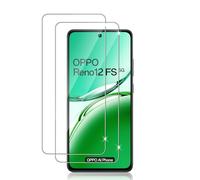 Datree 2 Piezas Protector de Pantalla para OPPO Reno 12F/12 F/Reno 12 FS 5G/Reno 13F/13 F,Ultra HD Cristal Templado, Dureza 9H Sin Burbujas, Alta Definicion,Anti-Arañazos Screen Protector