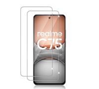Datree 2 Piezas Protector de Pantalla para Realme C75 4G/5G/Realme C71/Realme 14x 5G, HD Cristal Templado, Dureza 9H Sin Burbujas, Alta Definicion,Anti-Arañazos Screen Protector