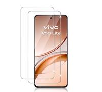 Datree 2 Piezas Protector de Pantalla para Vivo V50 Lite, HD Cristal Templado, Dureza 9H Sin Burbujas, Alta Definicion,Anti-Arañazos Screen Protector