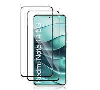 Datree 2 Piezas Protector de Pantalla para Xiaomi Redmi Note 14 5G/4G/Poco M7 Pro/M7 Ultra, HD Cristal Templado, Dureza 9H Sin Burbujas, Alta Definicion,Anti-Arañazos Cristal Templado -Negro