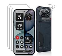 Datree 3 Piezas para Nothing Phone 4A Protector de Pantalla, con 3 Piezas Protector de Lente de Cámara,Dureza 9H Sin Burbujas, Alta Definicion,Anti-Arañazos Cristal Templado