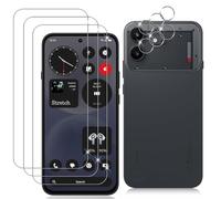 Datree 3 Piezas para Nothing Phone 4B Protector de Pantalla, con 3 Piezas Protector de Lente de Cámara, Dureza 9H Sin Burbujas, Alta Definicion, Anti-Arañazos Cristal Templado