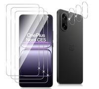 Datree 3 Piezas para Oneplus Nord CE5 Protector de Pantalla, con 3 Piezas Protector de Lente de Cámara,Dureza 9H Sin Burbujas, Alta Definicion,Anti-Arañazos Cristal Templado