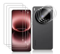 Datree 3 Piezas para VIVO X300 Ultra Protector de Pantalla, con 3 Piezas Protector de Lente de Cámara, Dureza 9H Sin Burbujas, Alta Definicion,Anti-Arañazos Cristal Templado