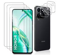 Datree 3 Piezas Protector de Pantalla para Honor 200 Smart, con 3 Piezas Protector de Lente de Cámara,Dureza 9H Sin Burbujas, Alta Definicion,Anti-Arañazos Cristal Templado