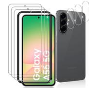 Datree 3 Piezas Protector de Pantalla para Samsung Galaxy A56, con 3 Piezas Protector de Lente de Cámara,Dureza 9H Sin Burbujas, Alta Definicion,Anti-Arañazos Cristal Templado