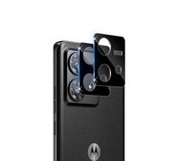 Datree para Motorola Moto Edge 40 Neo Protector de Pantalla Lente de Cámara, 2 Piezas 9H Dureza HD Anti-Arañazos Cristal Templado Cámara Trasera Lente Protector -Negro
