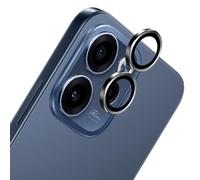 Datree Protector de Lente de Cámara para OPPO Reno 15 F/15F/15 FS/15FS (4G/5G), 9H Dureza con Individual Metal Cover, HD Anti-Arañazos Cristal Templado Cámara Trasera Lente Protector - Negro