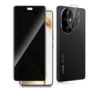 Datree Protector de Pantalla de Privacidad para Honor 200 Pro 5G, 3D Antiespia Anti-Arañazos Cristal Vidrio Templado con Protector Lente Cámara, Dureza 9H Sin Burbujas