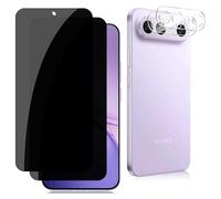 Datree Protector de Pantalla de Privacidad para VIVO X300 FE 5G, 2+2 Piezas Antiespia Anti-Arañazos Cristal Vidrio Templado con Protector Lente Cámara, Dureza 9H Sin Burbujas