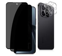 Datree Protector de Pantalla de Privacidad para Xiaomi 17T Pro 5G, 2+2 Piezas Antiespia Anti-Arañazos Cristal Vidrio Templado con Protector Lente Cámara, Dureza 9H Sin Burbujas