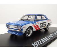 Datsun 510 BRE #85 1972 Coche de Carreras 1:43 Blue Red White Greenlight