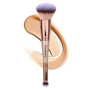 Daubigny Brochas de maquillaje de doble extremo, brocha correctora, perfecta para cualquier aspecto, pelo de lujo de primera calidad, redondeado, cónico, perfecto para líquido, crema, polvo, mezcla,