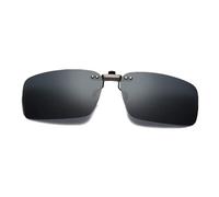 DAUCO Clips de Gafas de Sol Sin marco Rectángulo Clip en Gafas de Sol Ligero Peso Polarizadas Anteojos Hombre Mujer