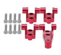 DAUERHAFT Asiento de Soporte de Barra de quilla Delantera Trasera 1 Juego Soporte de Barra de quilla Accesorios RC confiables y duraderos, para TRAXXAS 1/10 RC Car(Red)