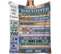 Daughter Gifts from Mom to My Daughter Blanket Birthday Gifts for Daughter Daughter Gifts Gifts for Daughter from Mom Gifts