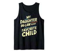 Daughter in Law Favorit Child Divertido Frase Camiseta sin Mangas