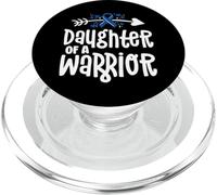 Daughter of A Warrior Blue Family Colon Cancer Awareness PopSockets PopGrip para MagSafe