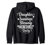 Daughter Sunshine Blessing Daily - Orgullosa mamá papá Hija Sudadera con Capucha