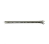 DAUMLINK® Tornillo hexagonal DIN 933, material acero inoxidable V2A (25 unidades) (DIN 933/ISO4017 sim. UNI 5739) son ideales para tus proyectos para conectar piezas de plástico, madera y metal (M5 x