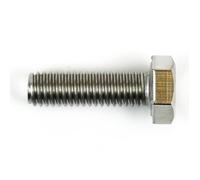 DAUMLINK® Tornillo hexagonal DIN 933, material acero inoxidable V2A (25 unidades) (DIN 933/ISO4017 sim. UNI 5739) son ideales para tus proyectos para conectar piezas de plástico, madera y metal (M6 x